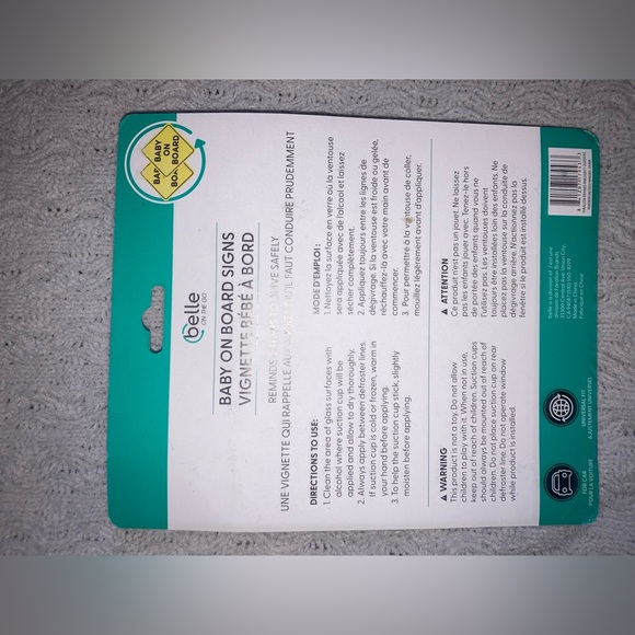 2 Baby on board signs brand new - Picture 2 of 3